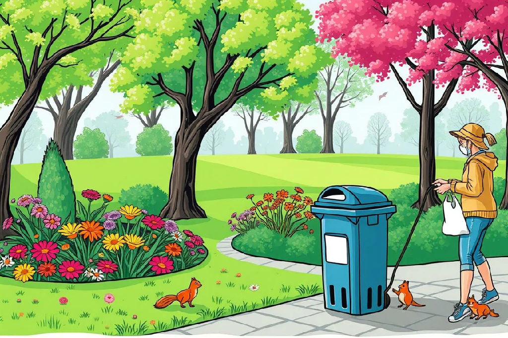 Poster Kebersihan Lingkungan yang Mudah Digambar