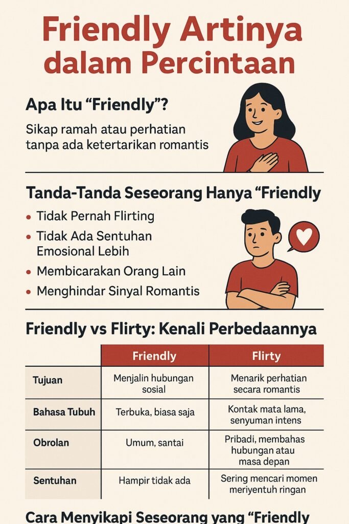 Friendly Artinya dalam Percintaan