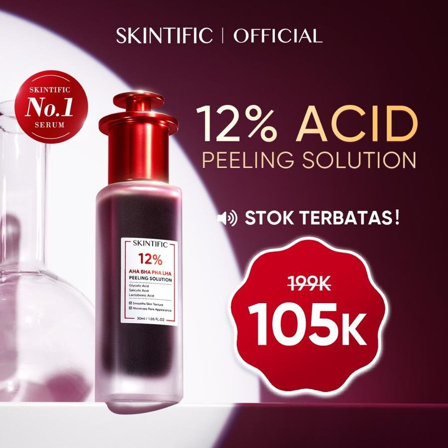 SKINTIFIC - 12% Acid Peeling Solution Glowing Serum