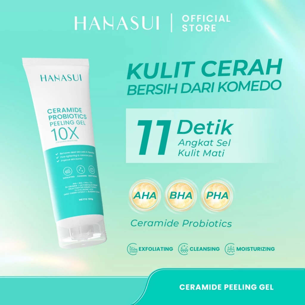 Hanasui Ceramide Probiotics Peeling Gel