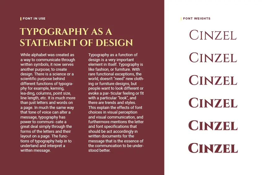 Cinzel Font