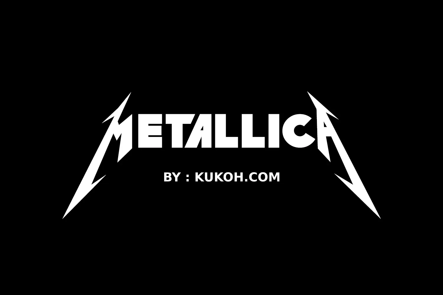 Metallica font