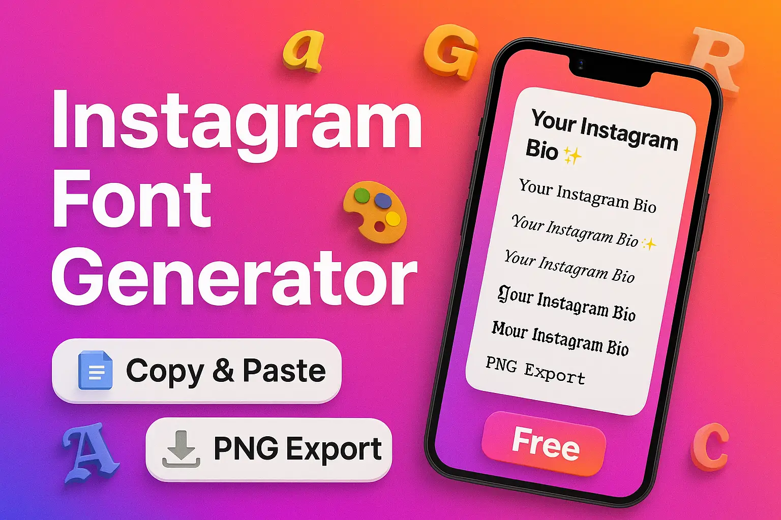 Instagram Font Generator: How to Transform Your Instagram Bio with Unique Fonts