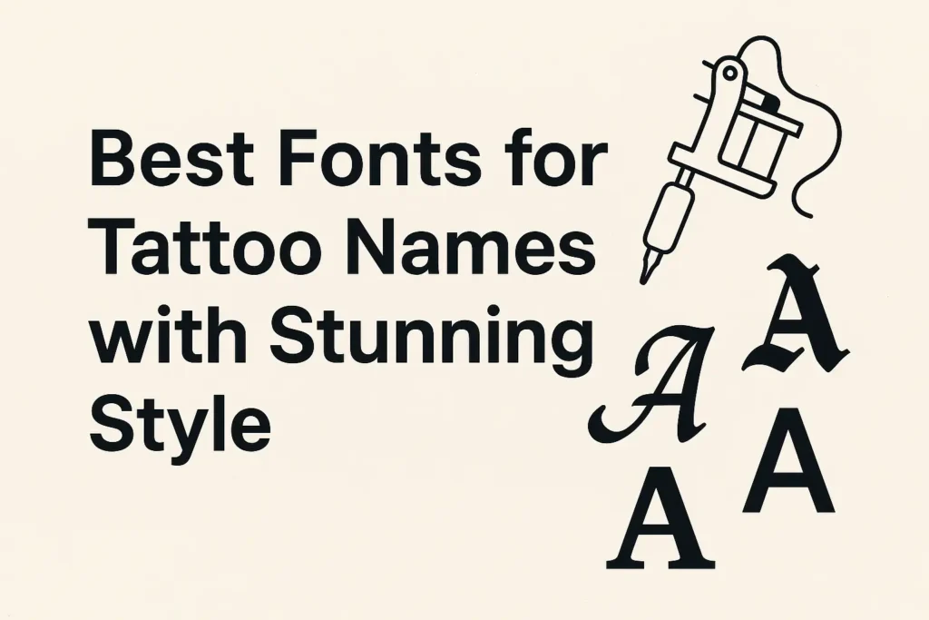 Fonts for Tattoo Names