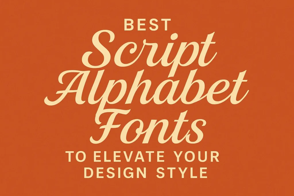 Script Alphabet Fonts