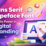 Sans Serif Typeface Font