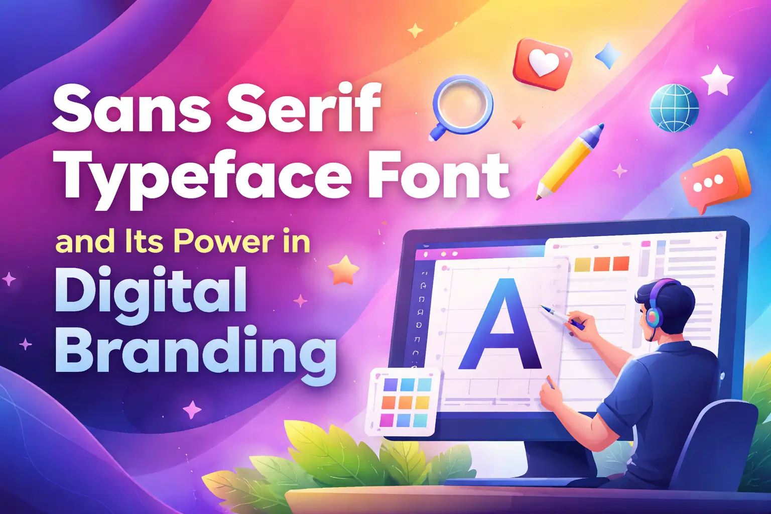 Sans Serif Typeface Font