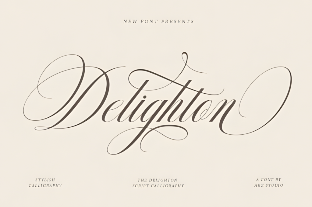 Delighton Script Fonts