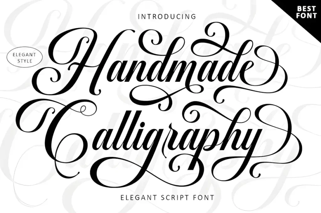 Handmade Calligraphy Fonts