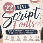 Script Font Picks for Branding, Weddings, and Creative Work